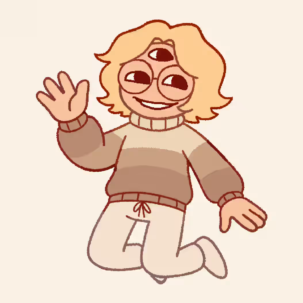 chip doodle - little character doodle