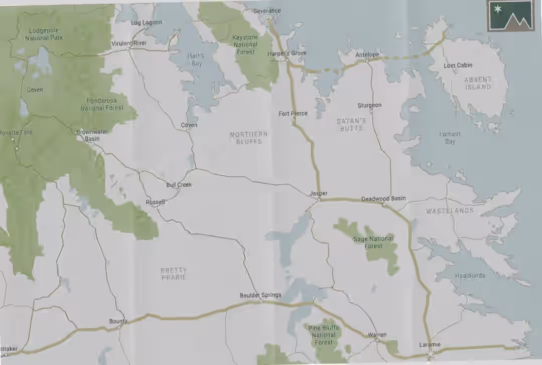 laramie map - map of laramie (1/2)